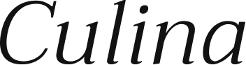 The word Culina is written in a black, elegant serif font on a light gray background. Fiamma Sun Valley | Italian